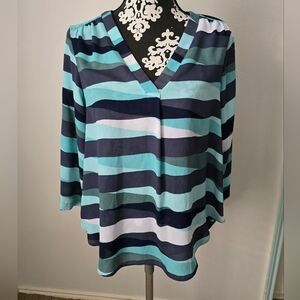 ANA striped blouse Size M
